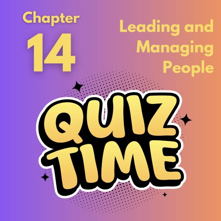 CH 14 – Quizzes