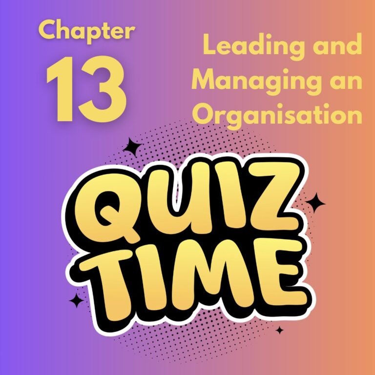 CH 13 – Quizzes