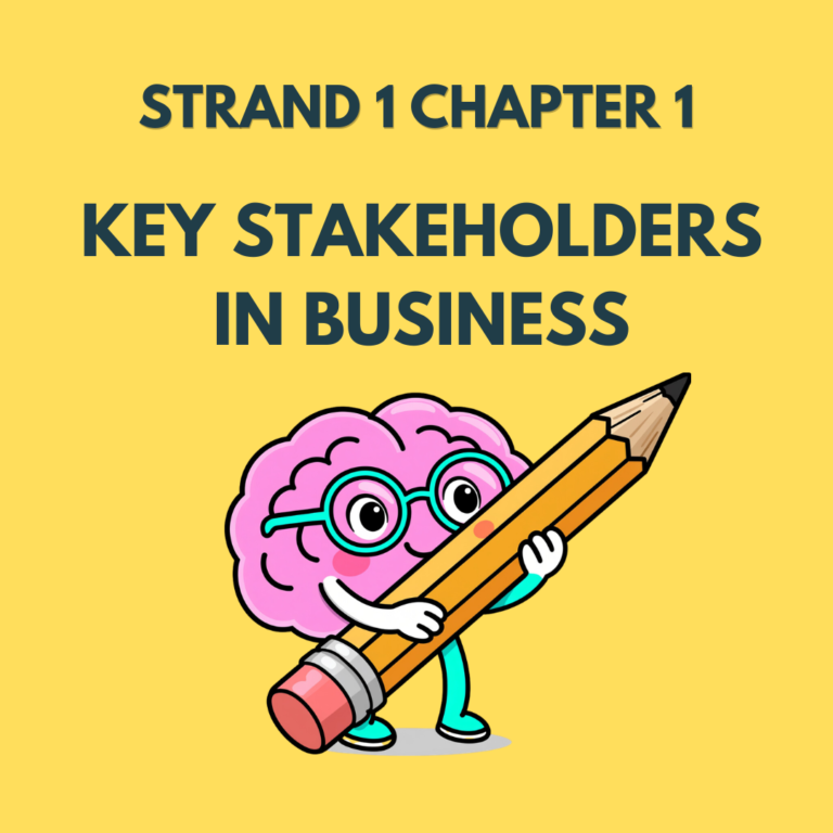 S1 CH1 Key stakeholders in business