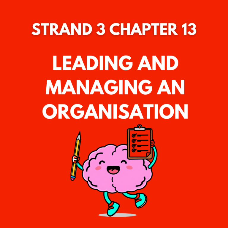 S3 CH13 Leading and managing an organisation