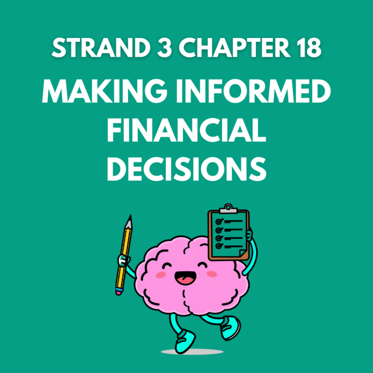 S4 CH18 Making informed financial decisions